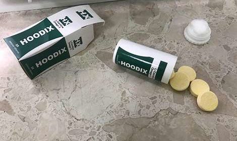 Упаковка и таблетки hoodix